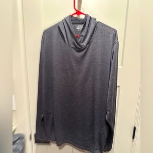 NWT grey hooded tee